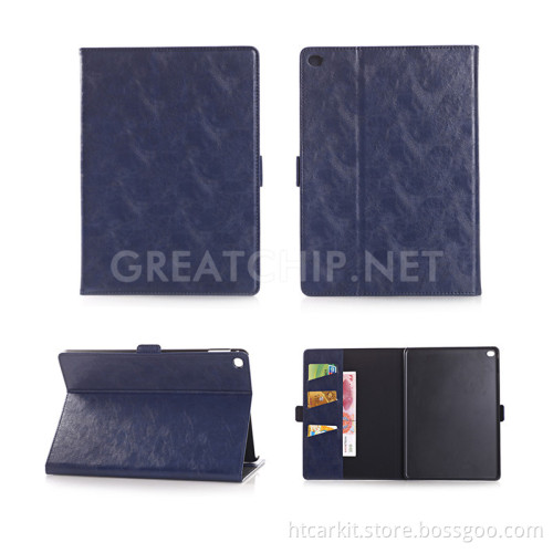 Wholesale Card Slot Stander PU Foil Leather Tablet Case For Ipad Pro